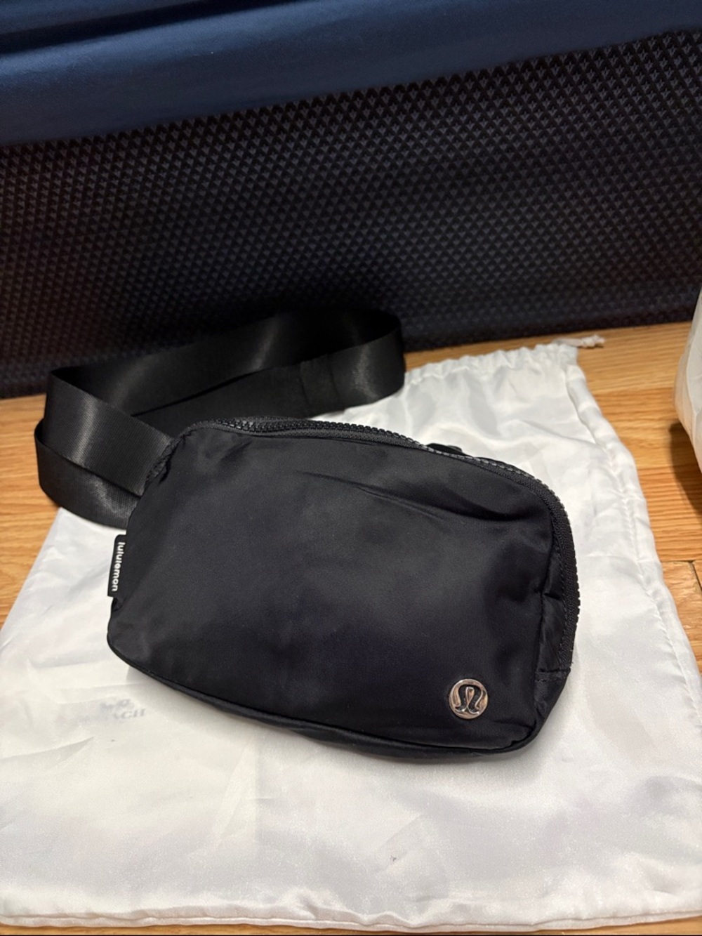 lululemon athletica Black Nylon Belt Bag